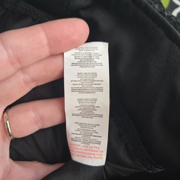 Pretty little things size US 5x black lined sequin sparkle wide leg pants - Picture 7 of 9